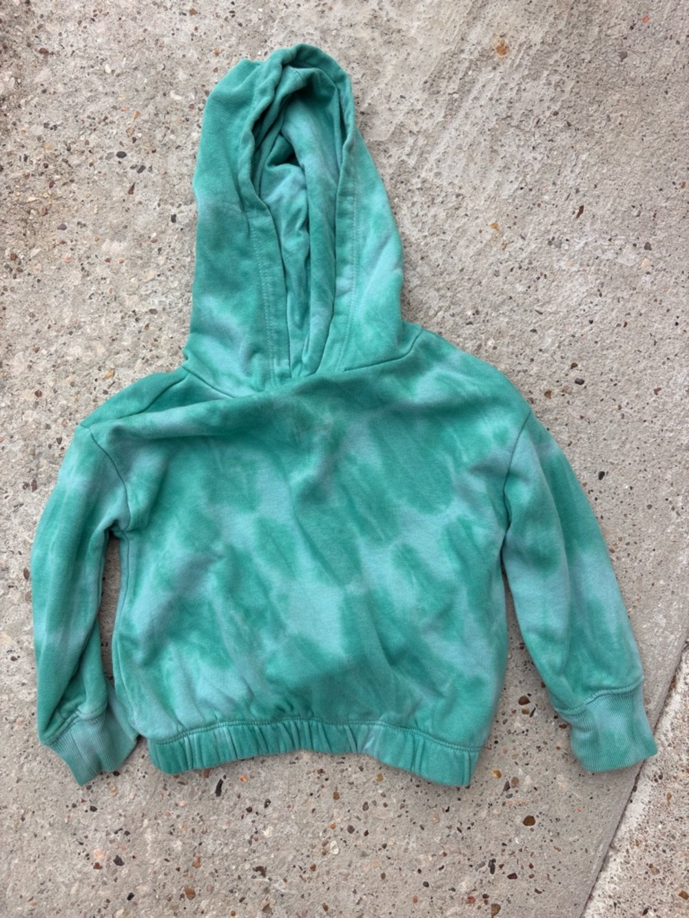 GAP Kids Teal Tie-Dye Hoodie Sweatshirt